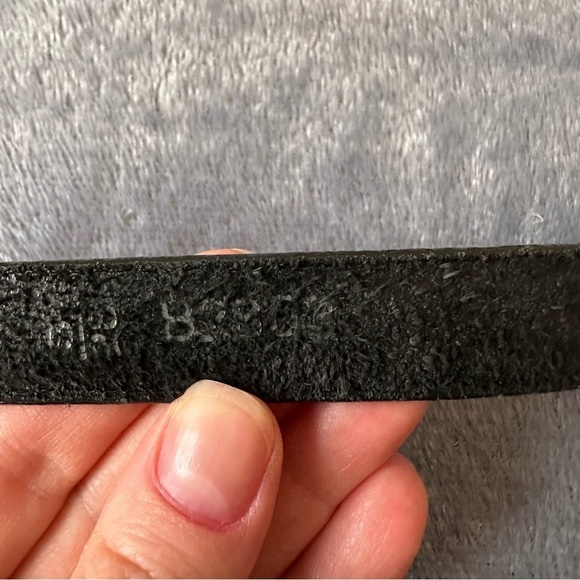 Brighton Women’s Black silver buckle Leather Belt Size S/28 - Picture 12 of 13